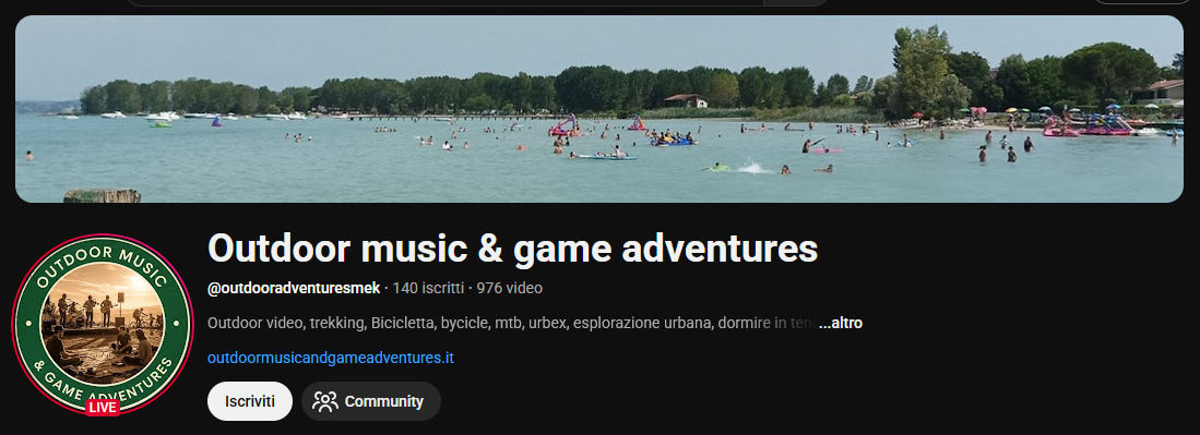 Logo del canale Youtube Outdooradventuresmek