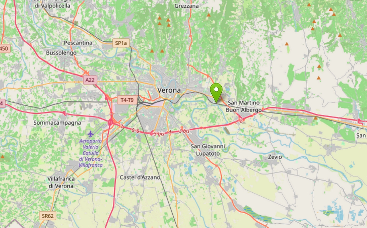 Terremoto lieve a Verona 28 aprile 2026