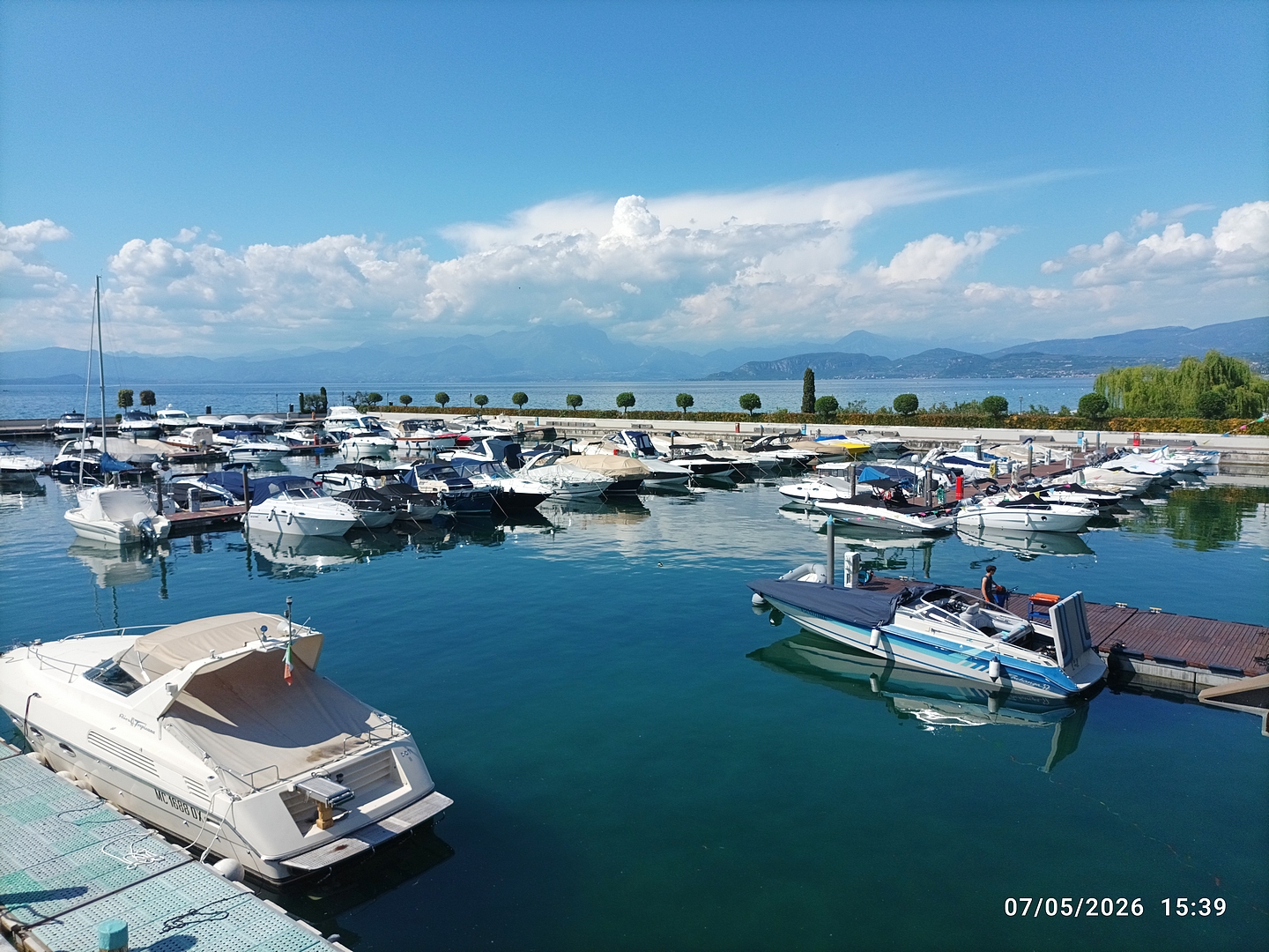 porto visto dalla sopraelevata della nautica Casarola